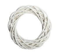 Weiden-Kranz WEISS 17151 Ø30cm