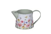 Metallkanne Blumenwiese 680453 18,5x11,5xH9,5cm